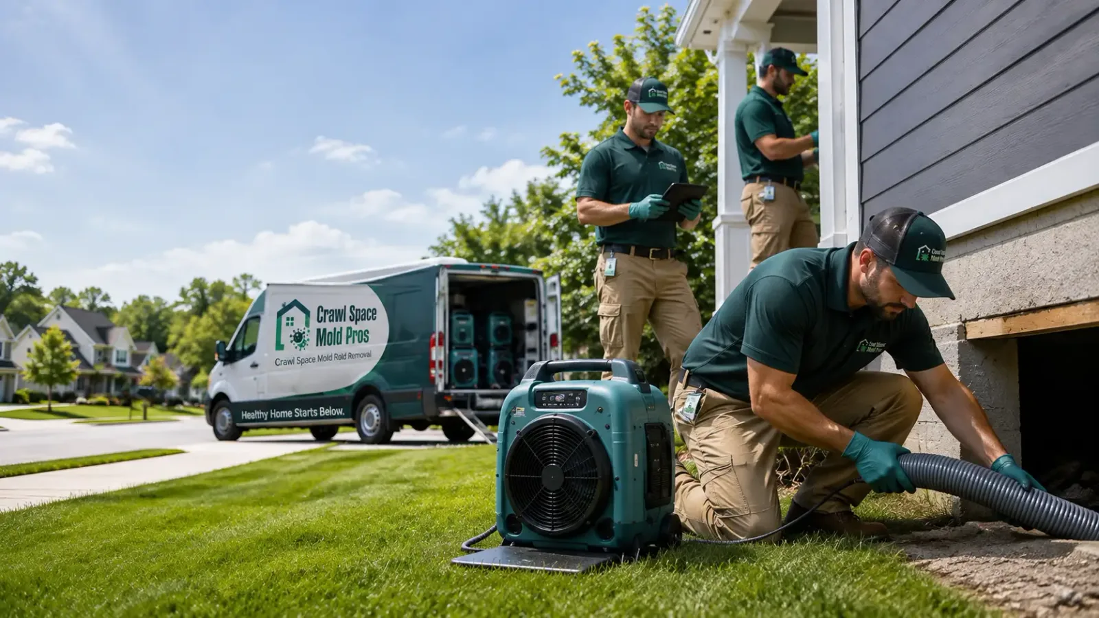 Crawl Space Mold Removal in Pitcairn, PA